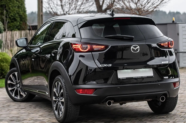 Mazda CX-3 cena 76900 przebieg: 83800, rok produkcji 2018 z Człuchów małe 497